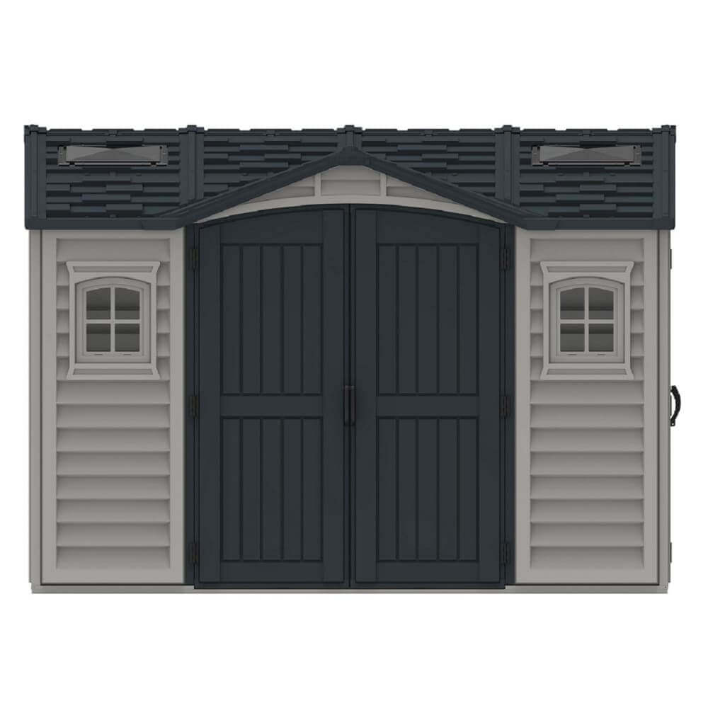 Vinyl Garden Shed 3.2 x 2.5 m (10.5 x 8 ft) with Side Doors and 2 Windows - image 5