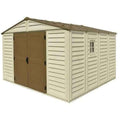 Vinyl Garden Shed 3.2 x 3.2 m (10.5 x 10.5 ft) with Foundation Kit - image 1
