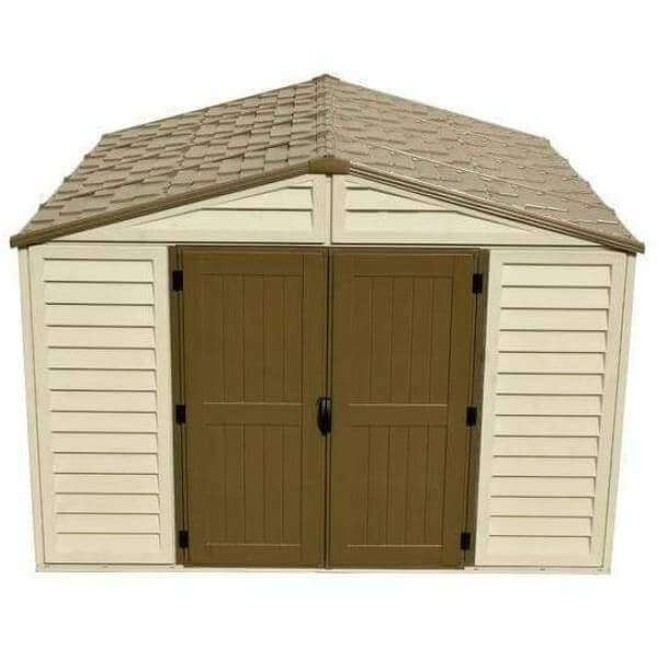 Vinyl Garden Shed 3.2 x 3.2 m (10.5 x 10.5 ft) with Foundation Kit - image 2