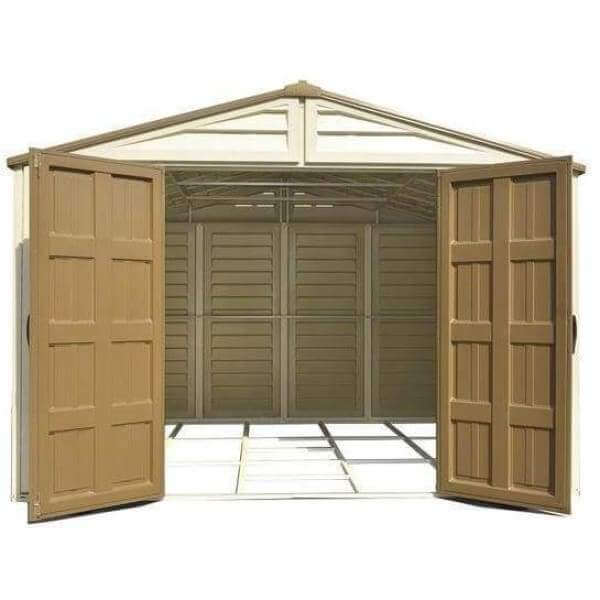 Vinyl Garden Shed 3.2 x 3.2 m (10.5 x 10.5 ft) with Foundation Kit - image 6