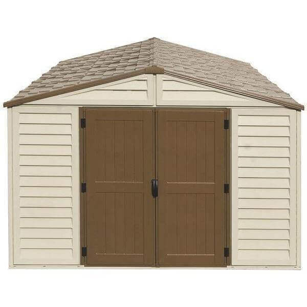 Vinyl Garden Shed 3.2 x 4 m (10.5 x 13 ft) with Foundation Kit - image 1
