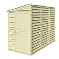 Vinyl Side Shed 1.2 x 2.4 m (4 x 8 ft) with Reversible Door and Foundation - image 1