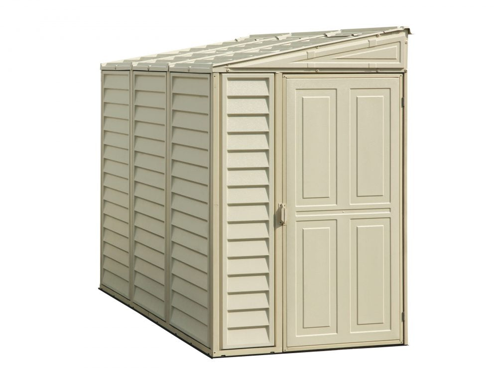 Vinyl Side Shed 1.2 x 2.4 m (4 x 8 ft) with Reversible Door and Foundation - image 10