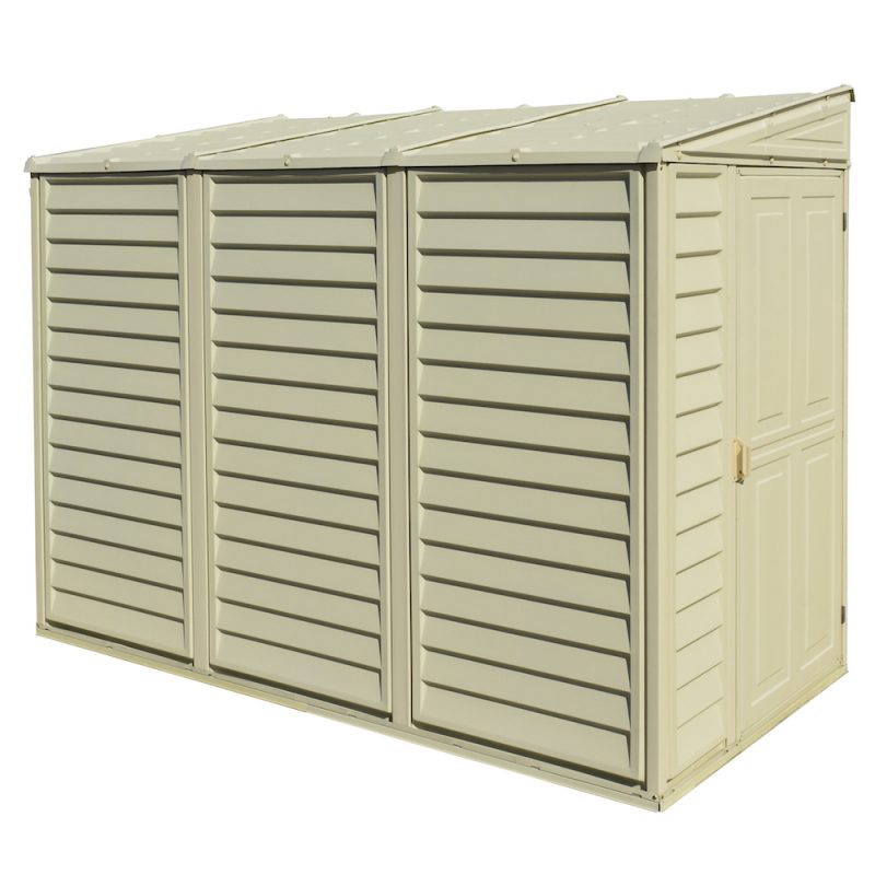 Vinyl Side Shed 1.2 x 2.4 m (4 x 8 ft) with Reversible Door and Foundation - image 11