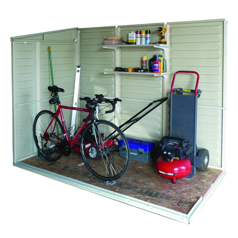 Vinyl Side Shed 1.2 x 2.4 m (4 x 8 ft) with Reversible Door and Foundation - image 13