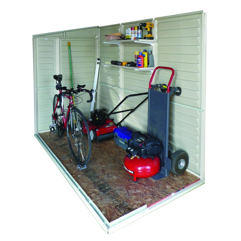 Vinyl Side Shed 1.2 x 2.4 m (4 x 8 ft) with Reversible Door and Foundation - image 14