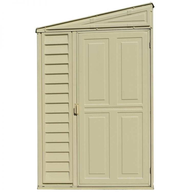 Vinyl Side Shed 1.2 x 2.4 m (4 x 8 ft) with Reversible Door and Foundation - image 8