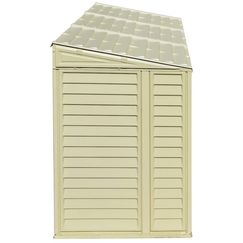 Vinyl Side Shed 1.2 x 2.4 m (4 x 8 ft) with Reversible Door and Foundation - image 9