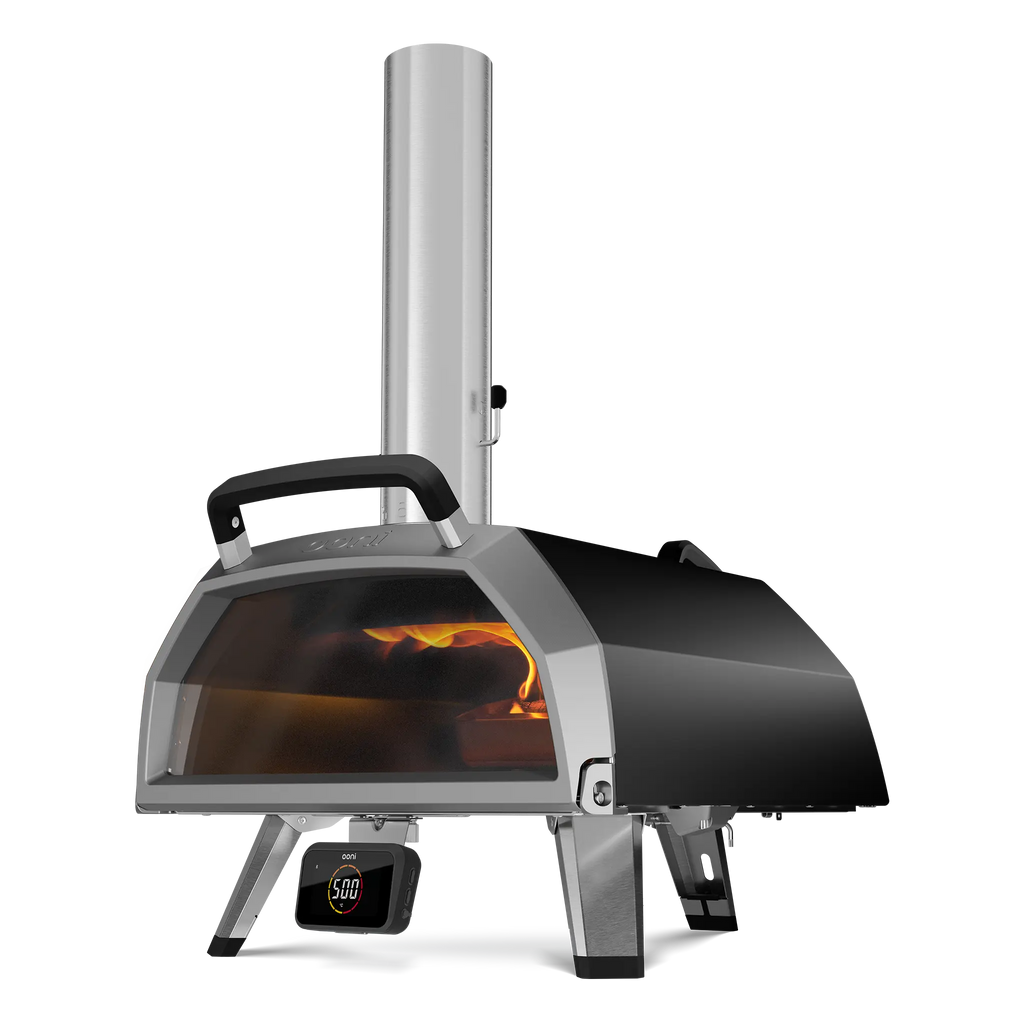 Wood and Charcoal Pizza Oven 17 Inch with Glass Door and Bluetooth Probe - image 9