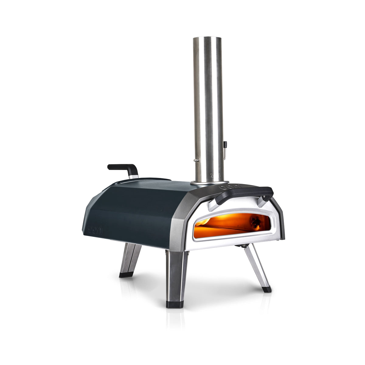Wood, Charcoal and Gas Pizza Oven 12 Inch Bundle with Cover and Three Peels - image 2