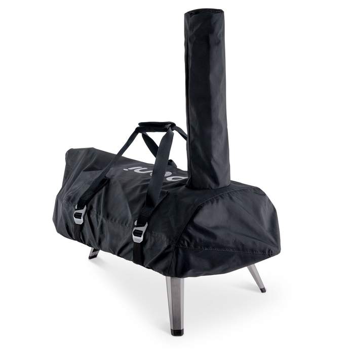 Wood, Charcoal and Gas Pizza Oven 12 Inch Bundle with Cover and Three Peels - image 4