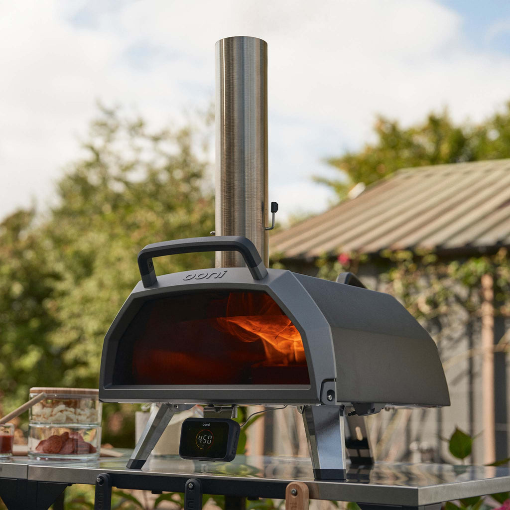 Wood, Charcoal and Gas Pizza Oven 17 Inch Bundle with Cover and Three Peels - image 14