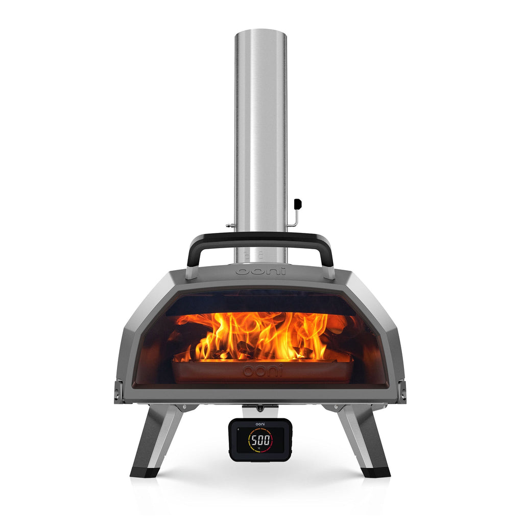 Wood, Charcoal and Gas Pizza Oven 17 Inch with Gas Burner and Glass Door - image 4