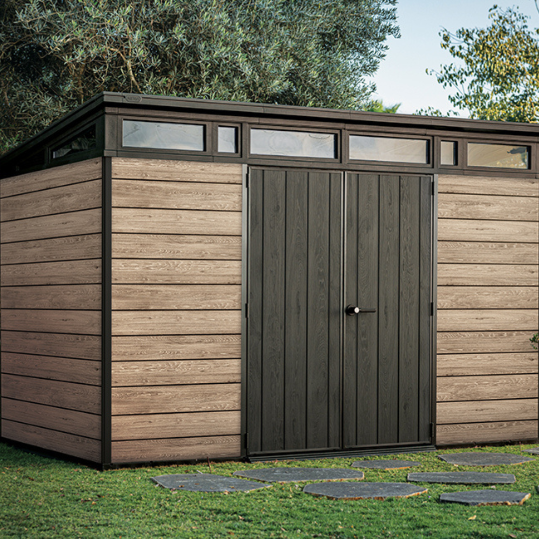 Wood-Effect Resin Garden Shed 3.4 x 2.1 m (11 x 7 ft) Steel-Reinforced Walls - image 16