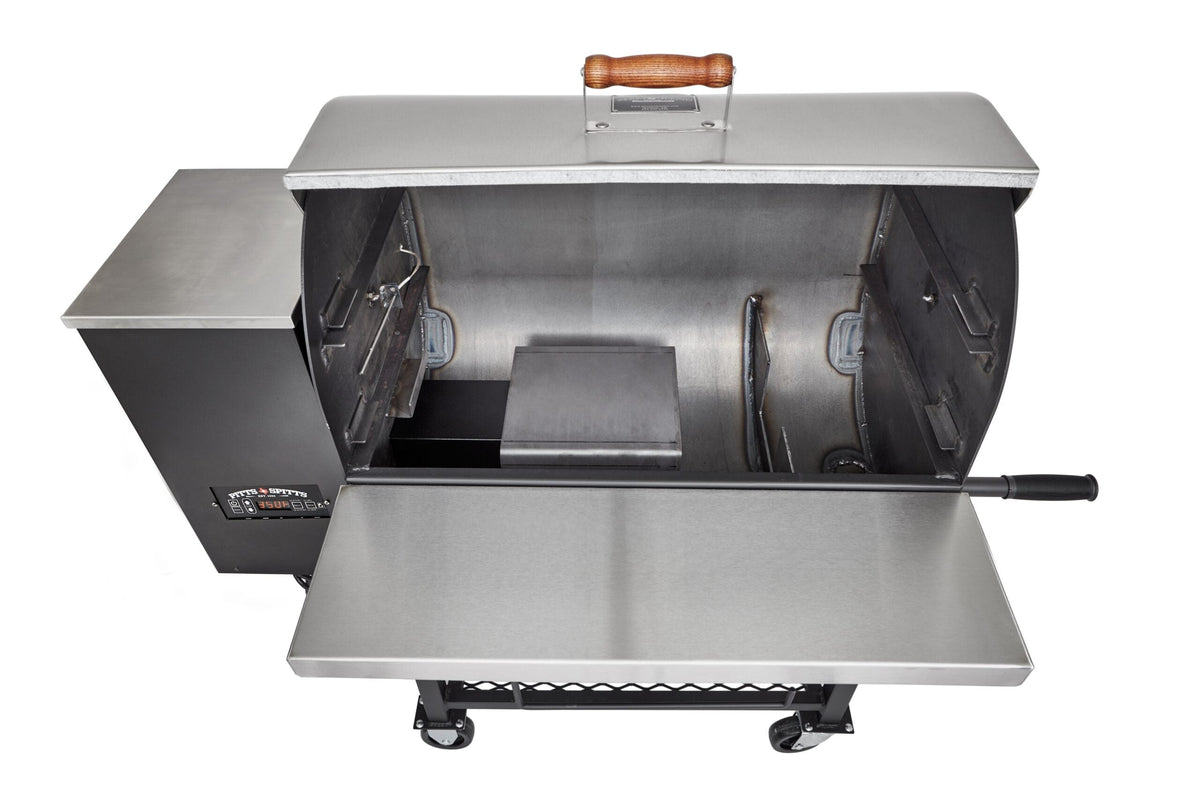 Wood Pellet Grill and Smoker 850 sq in with Wi-Fi and Upgraded Wheels - view 4