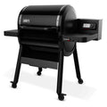 Wood Pellet Grill with Sear Grate and App Control 771 sq in - Black