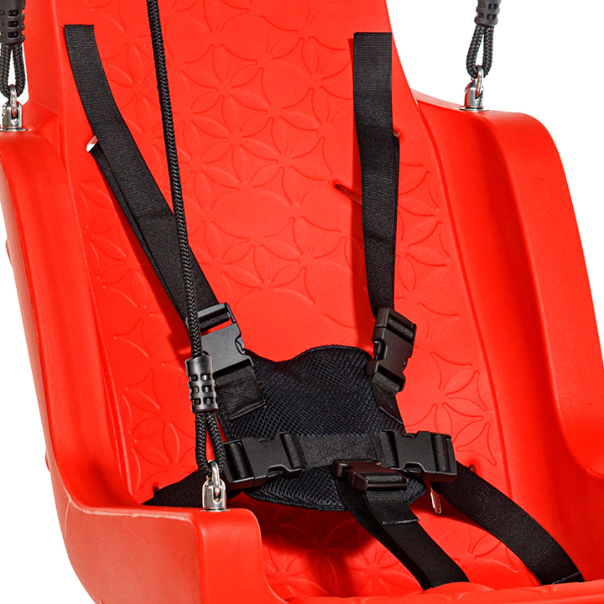 Wooden Swing Frame with Special Needs Seat and Flat Rubber Seat - view 4