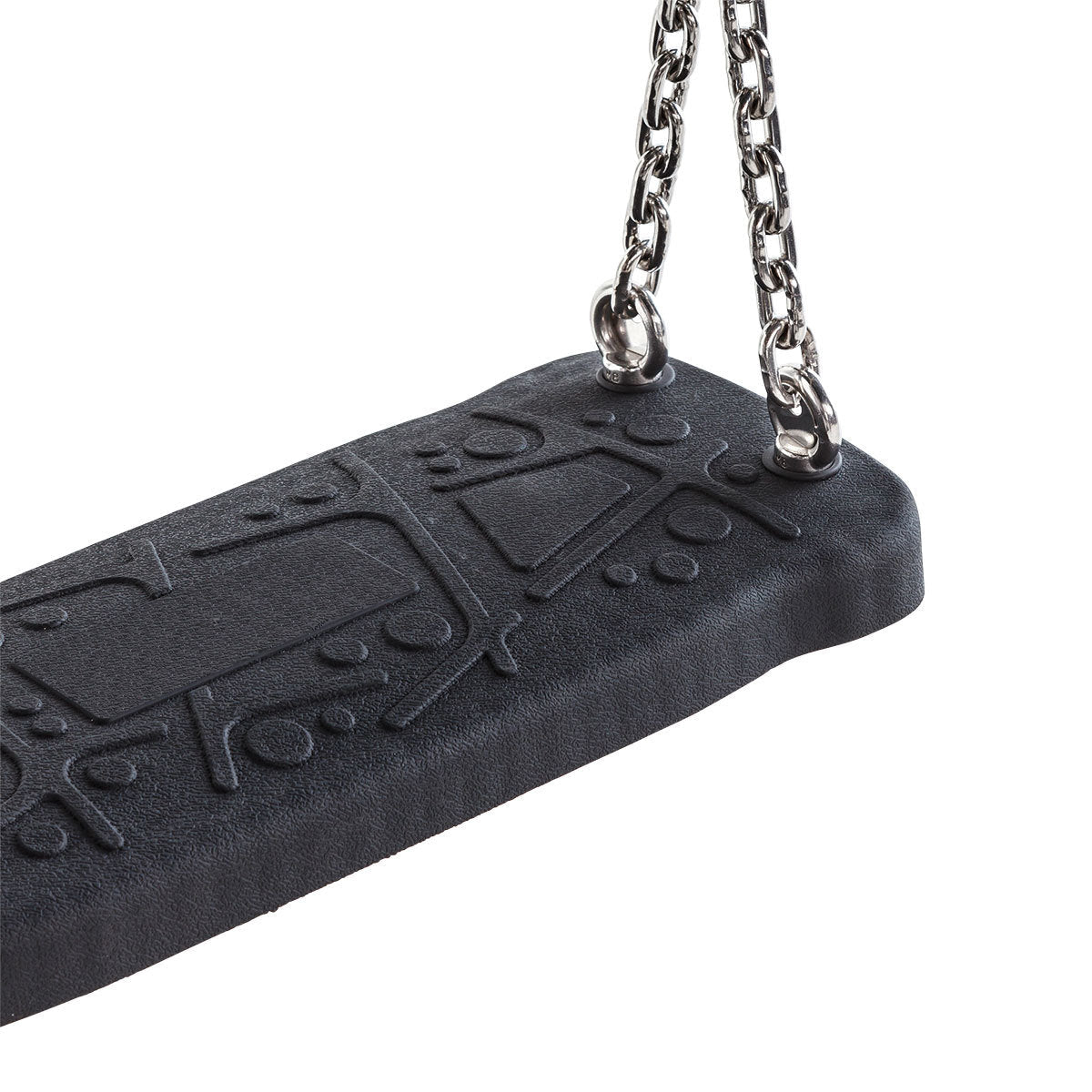 Wooden Swing Frame with Special Needs Seat and Flat Rubber Seat - view 7